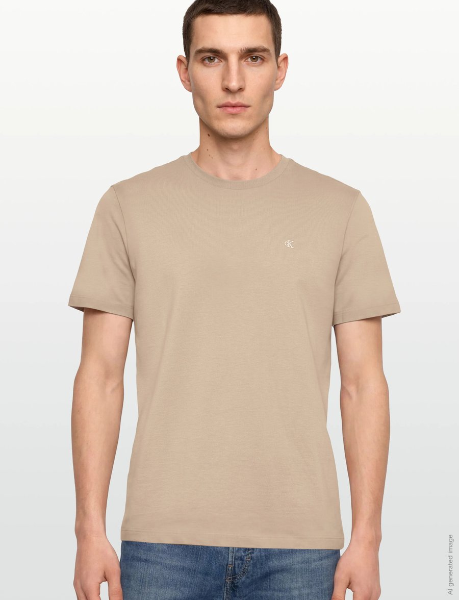 Calvin Klein Jeans - SS CLASSIC MONOGRAM TEE - lühikeste varrukatega t-särgid - white pepper - 3