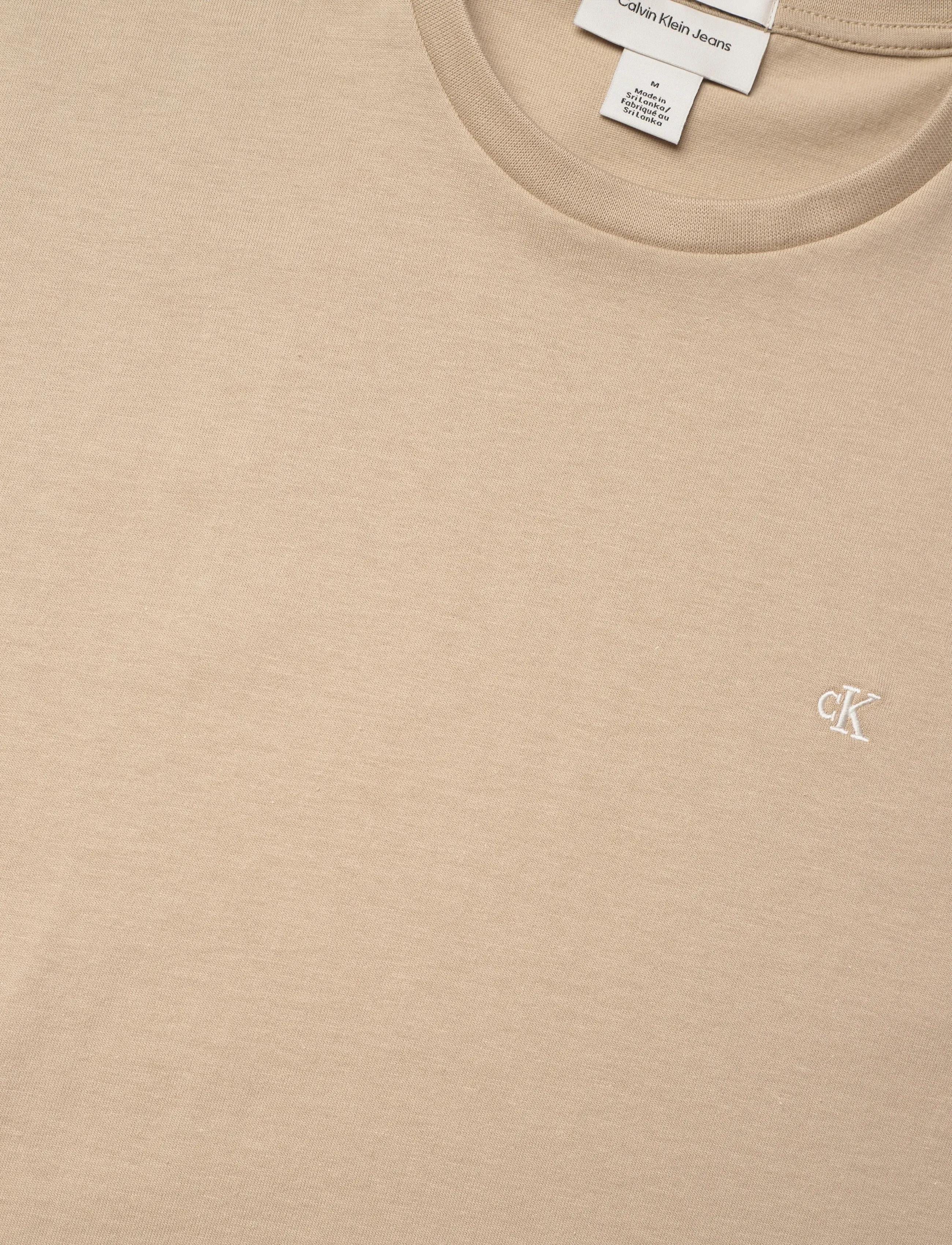 Calvin Klein Jeans - SS CLASSIC MONOGRAM TEE - short-sleeved t-shirts - white pepper - 2