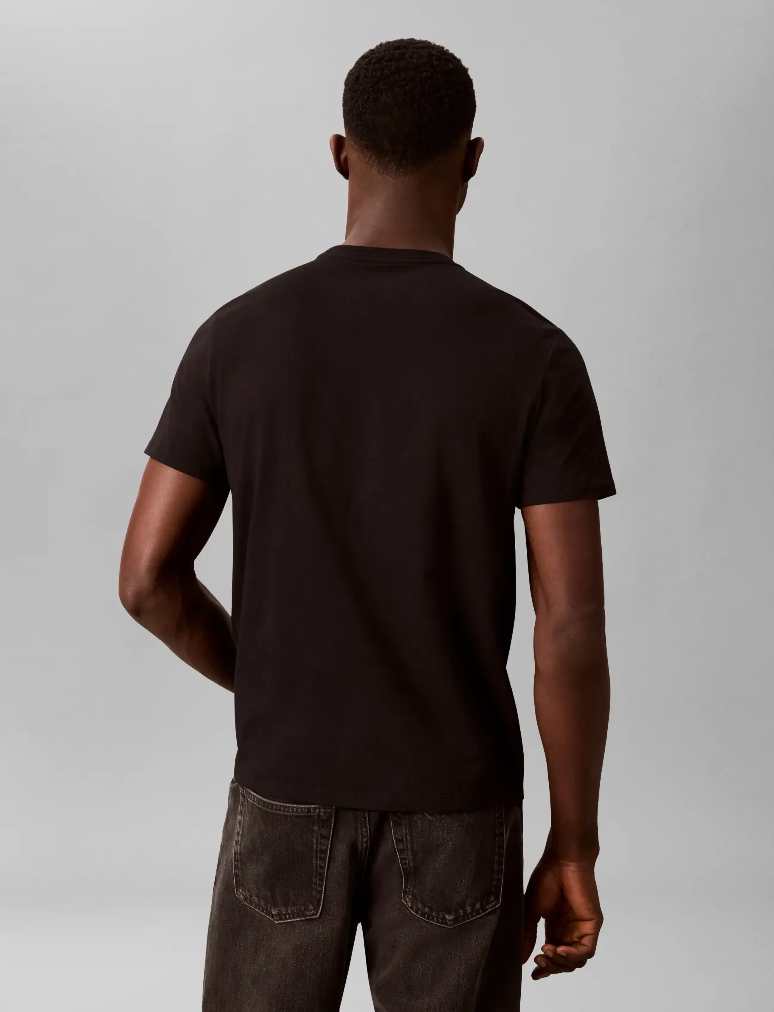 Calvin Klein Jeans - SS 30s WHSL SP CALVIN FUTURA GRA - t-shirts à manches courtes - black - 2