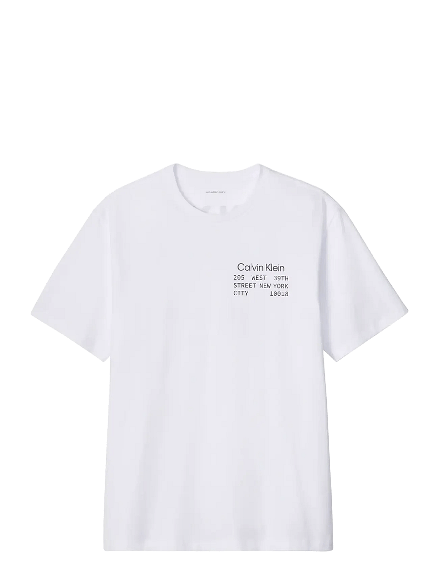 Calvin Klein Jeans - SS 30S WHSL CKJ CK BOX GRAPHIC T - lühikeste varrukatega t-särgid - brilliant white - 1