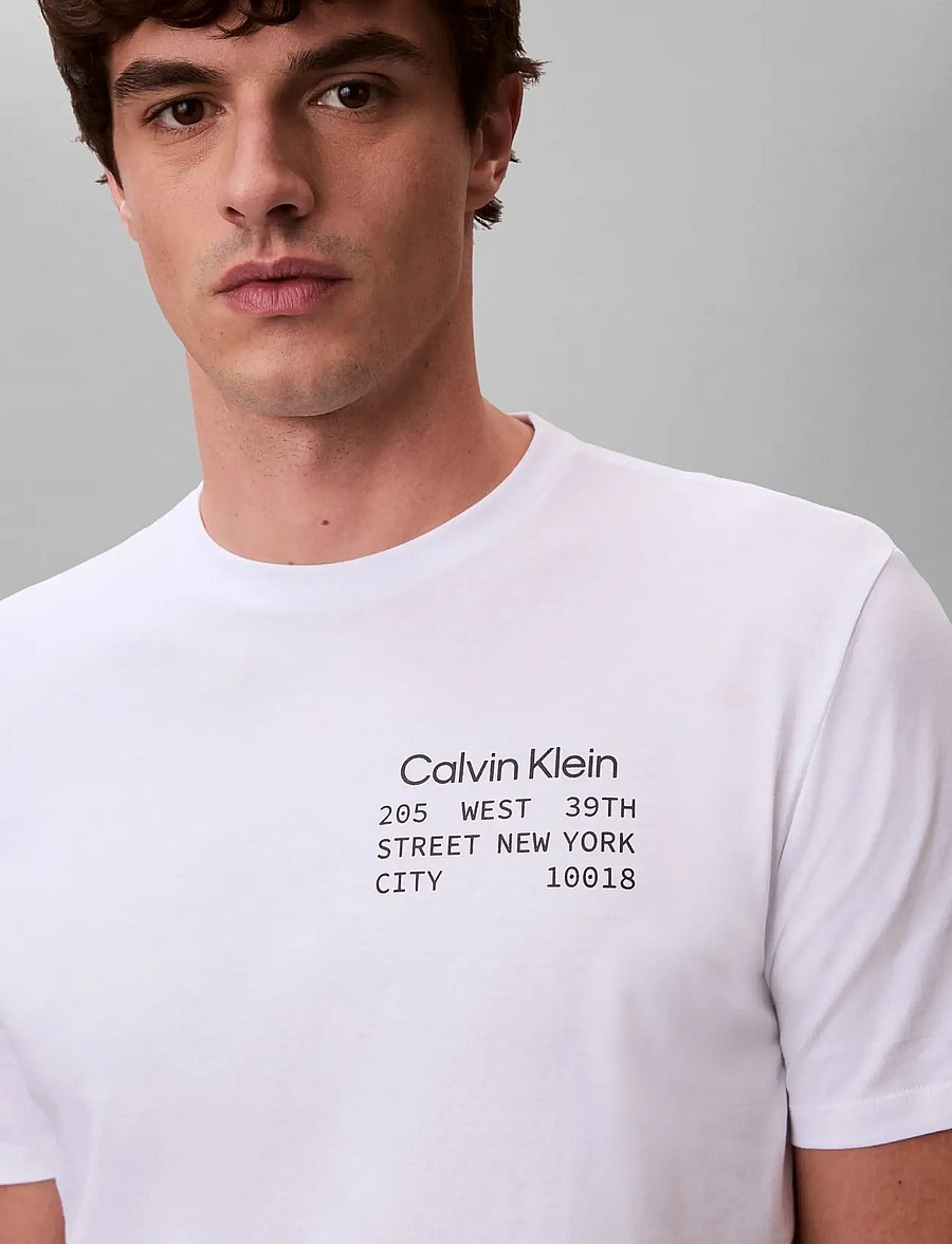 Calvin Klein Jeans - SS 30S WHSL CKJ CK BOX GRAPHIC T - lühikeste varrukatega t-särgid - brilliant white - 3