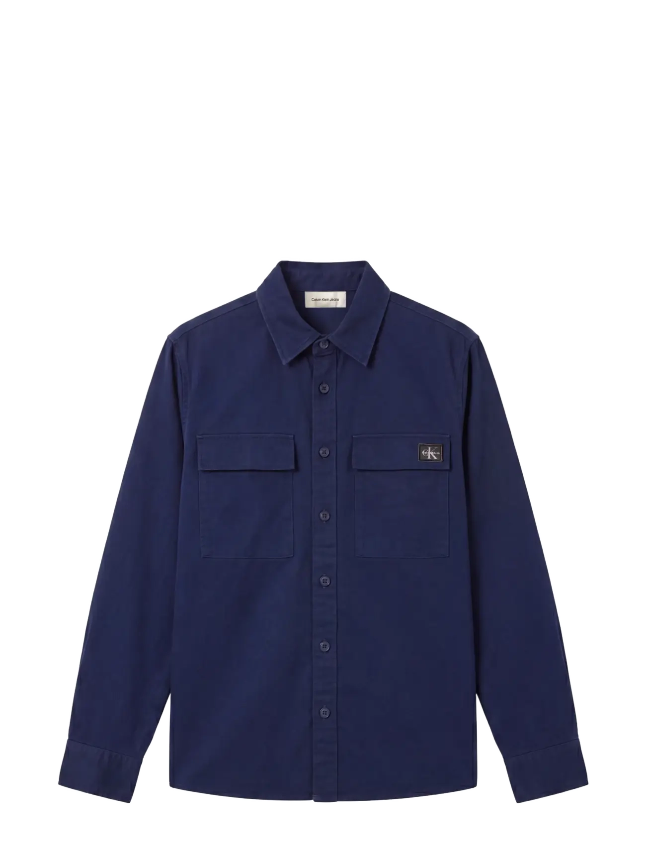 Calvin Klein Jeans - LS COMFORT COTTON EASY OVERSHIRT - shoppa efter stil - pageant blue - 1
