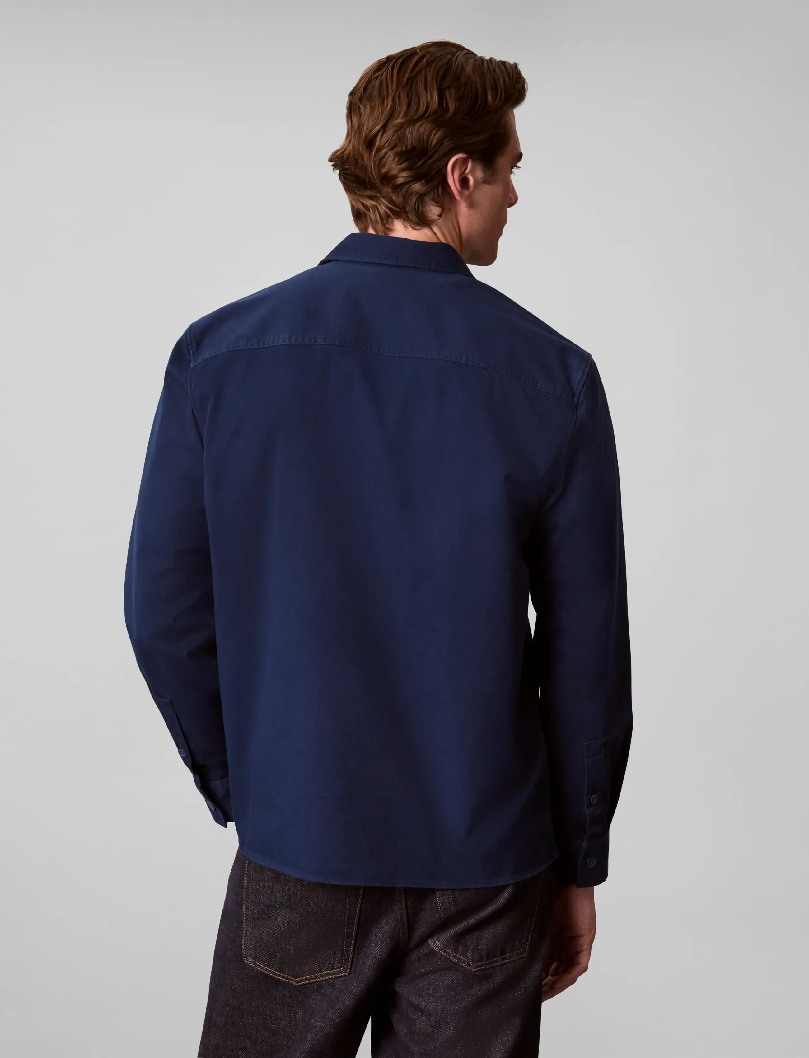 Calvin Klein Jeans - LS COMFORT COTTON EASY OVERSHIRT - shoppa efter stil - pageant blue - 2