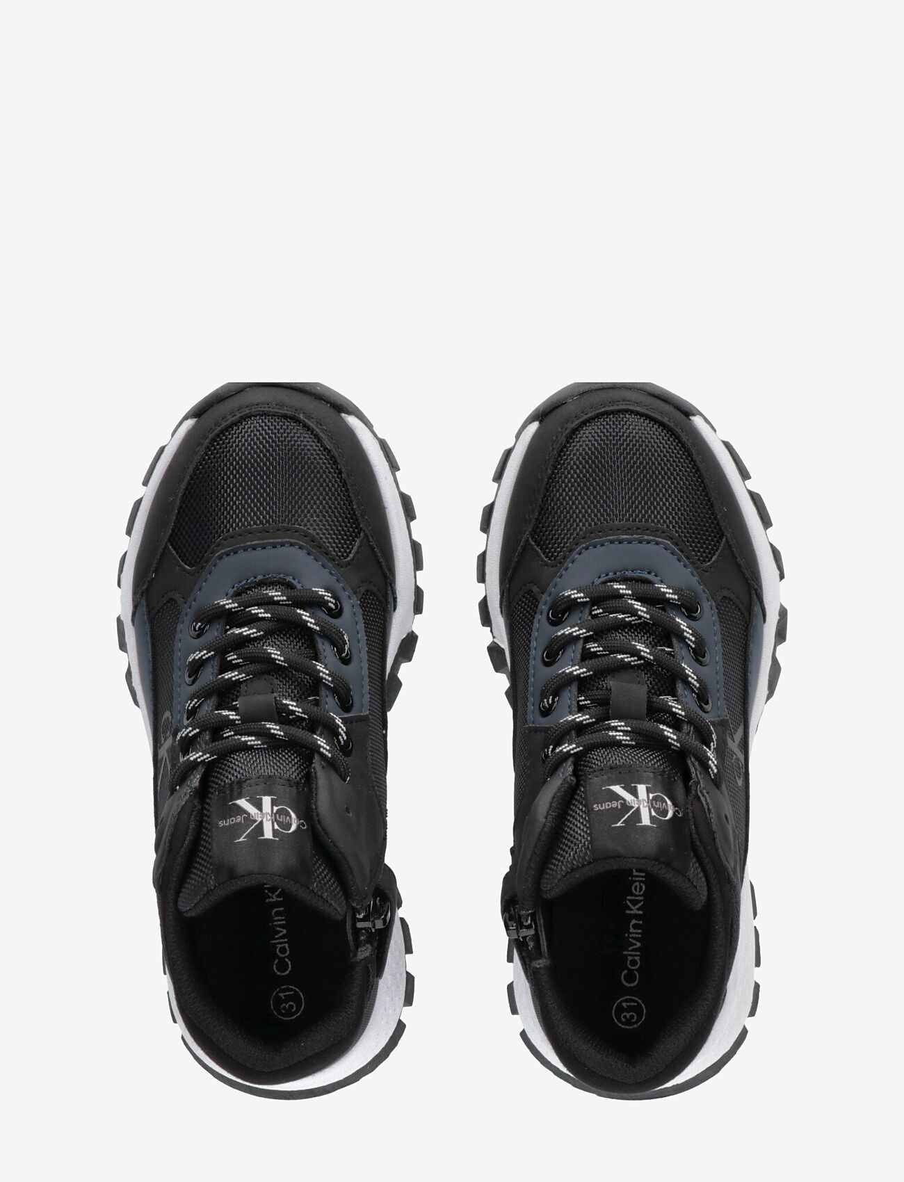 Calvin Klein - Calvin Klein Jeans Kids trainters with logo - black - 3