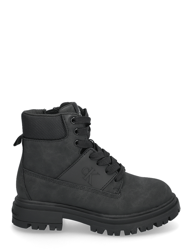 Calvin Klein Jeans Kids Lace-Up Bootie BLACK