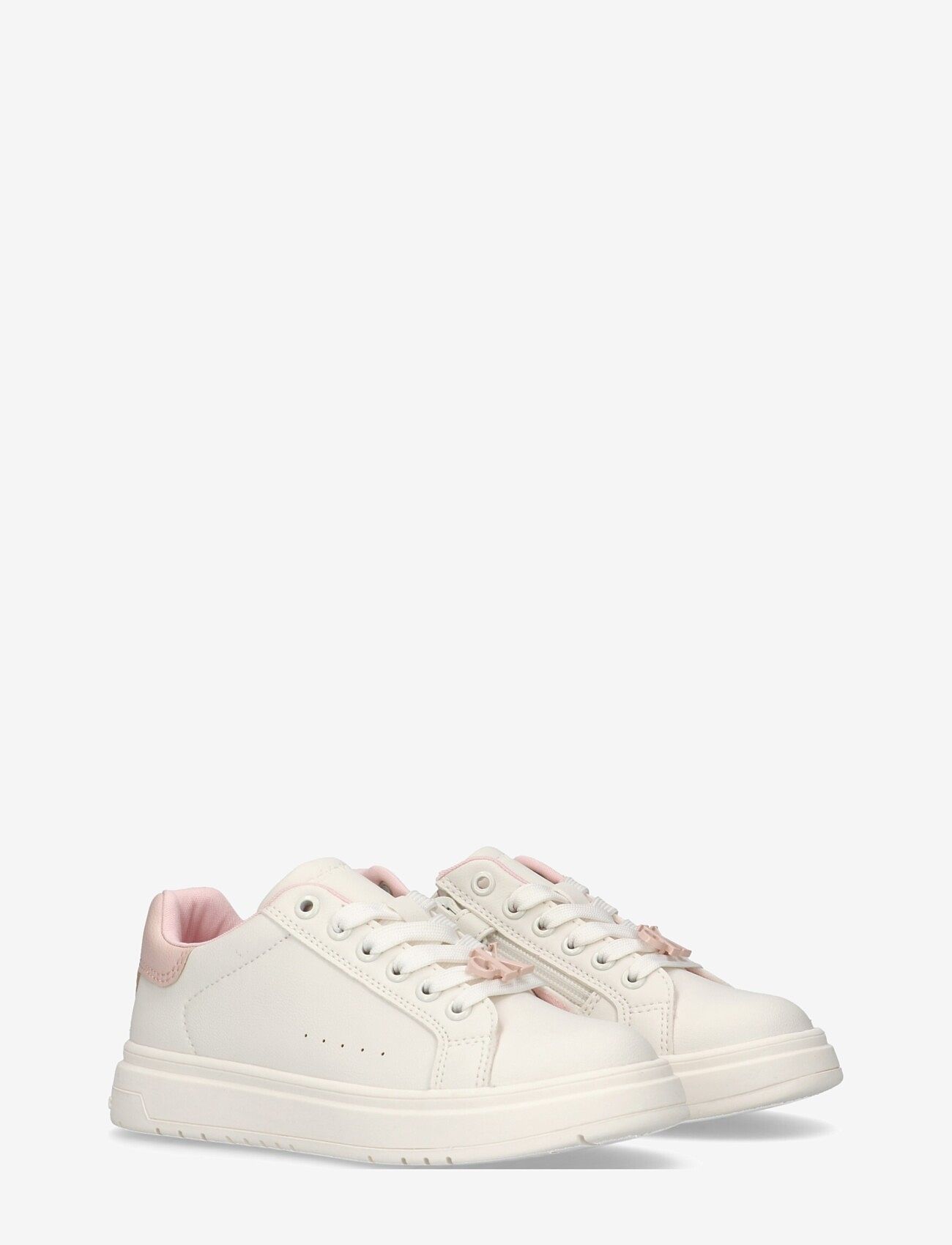 Calvin Klein - Low Tops Lace-up sneaker - låga sneakers - off white/pink - 0