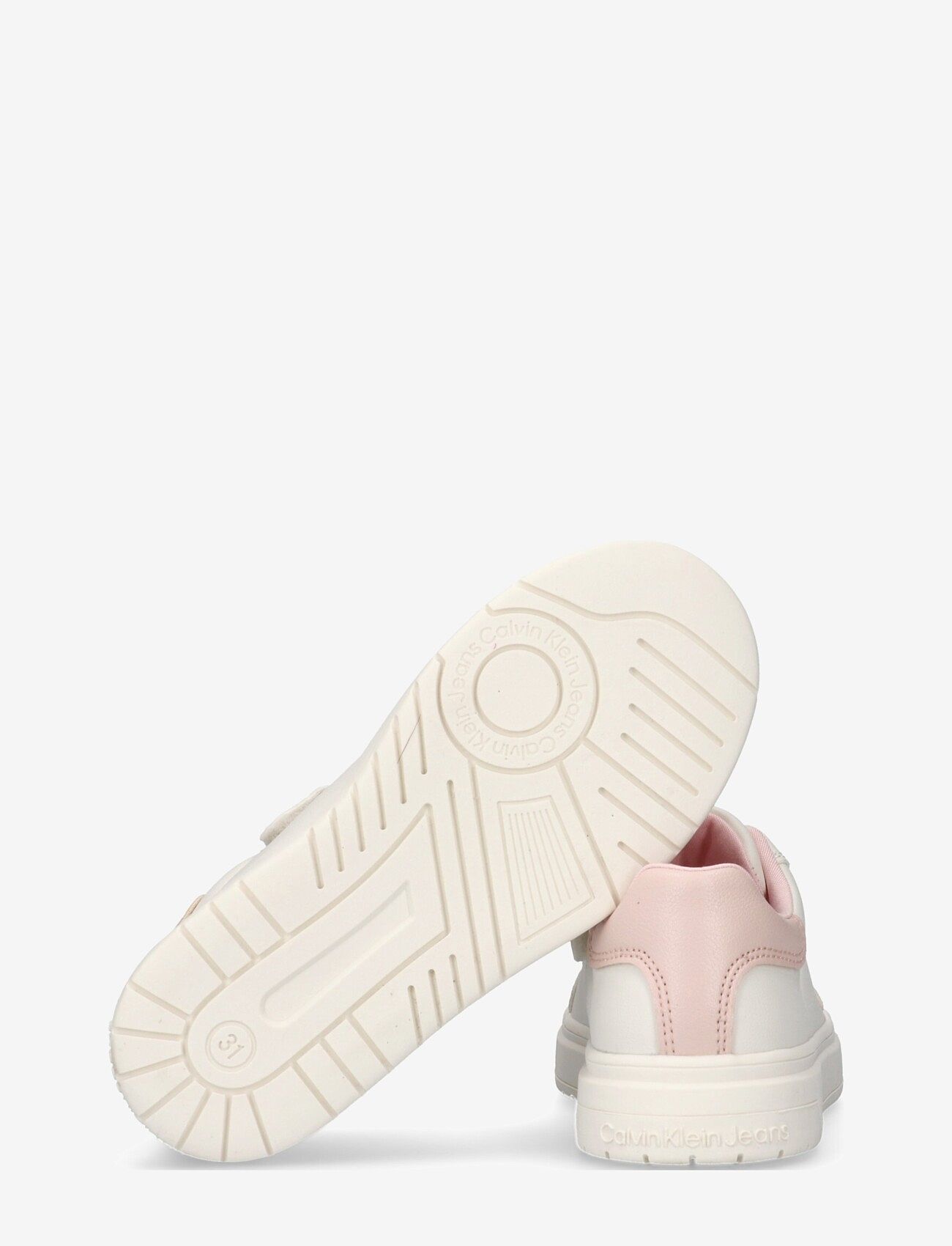 Calvin Klein - Low Tops Lace-up sneaker - låga sneakers - off white/pink - 2