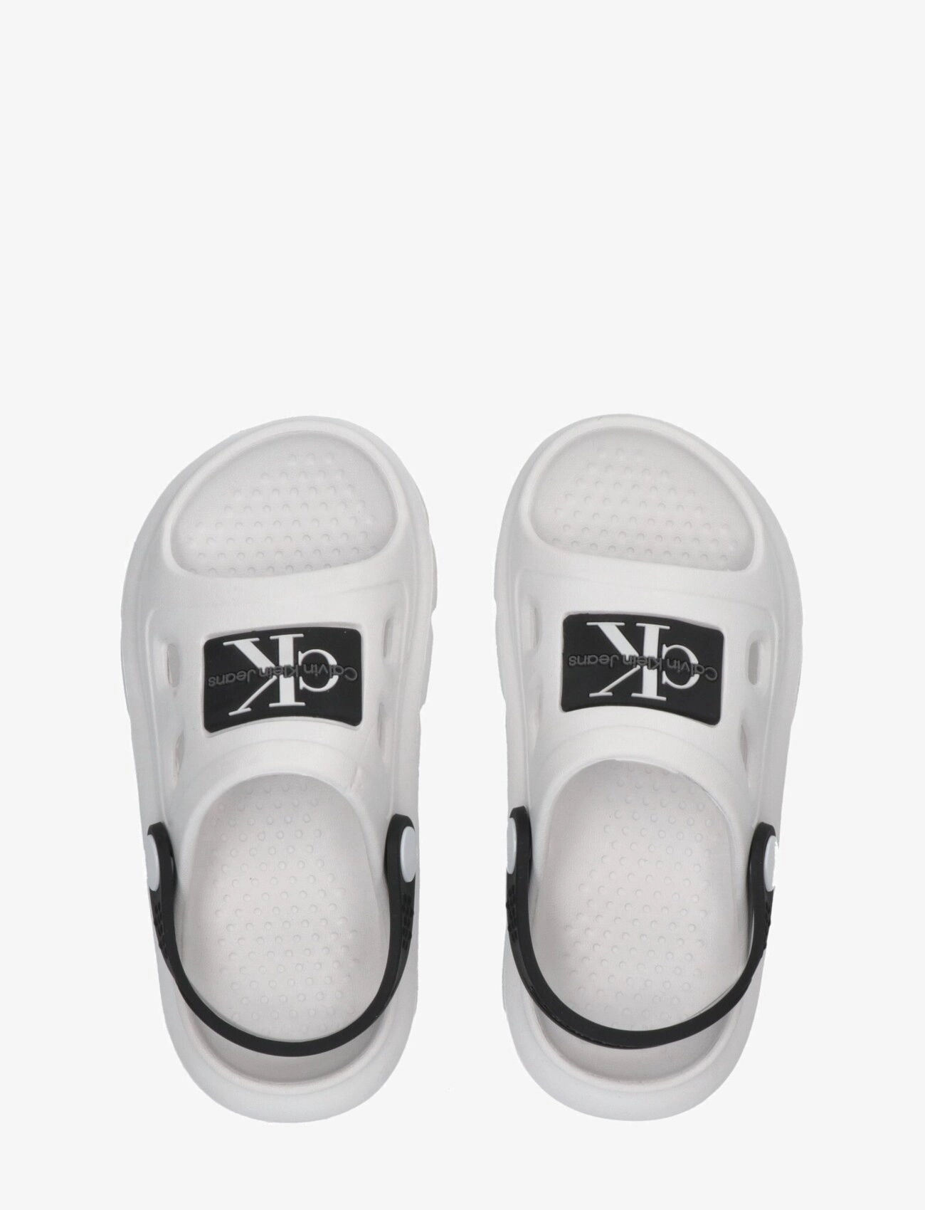 Calvin Klein - Kids comfy sandals - sandaler - white/black - 2