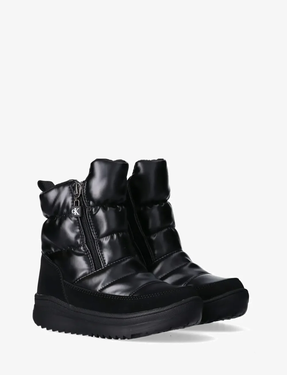 Calvin Klein - CALVIN KLEIN SNOW BOOT - vinterstøvler - black - 0