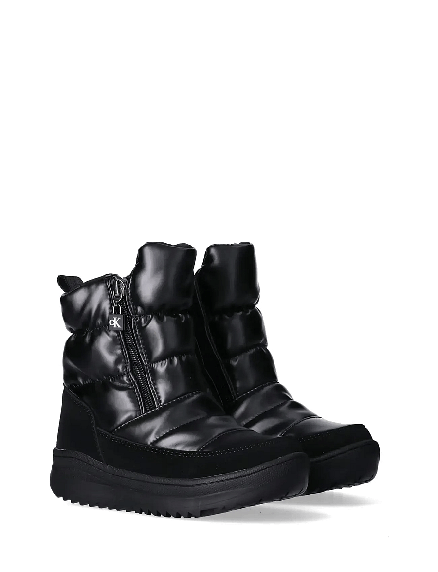 Calvin Klein - CALVIN KLEIN SNOW BOOT - vintersko - black - 0