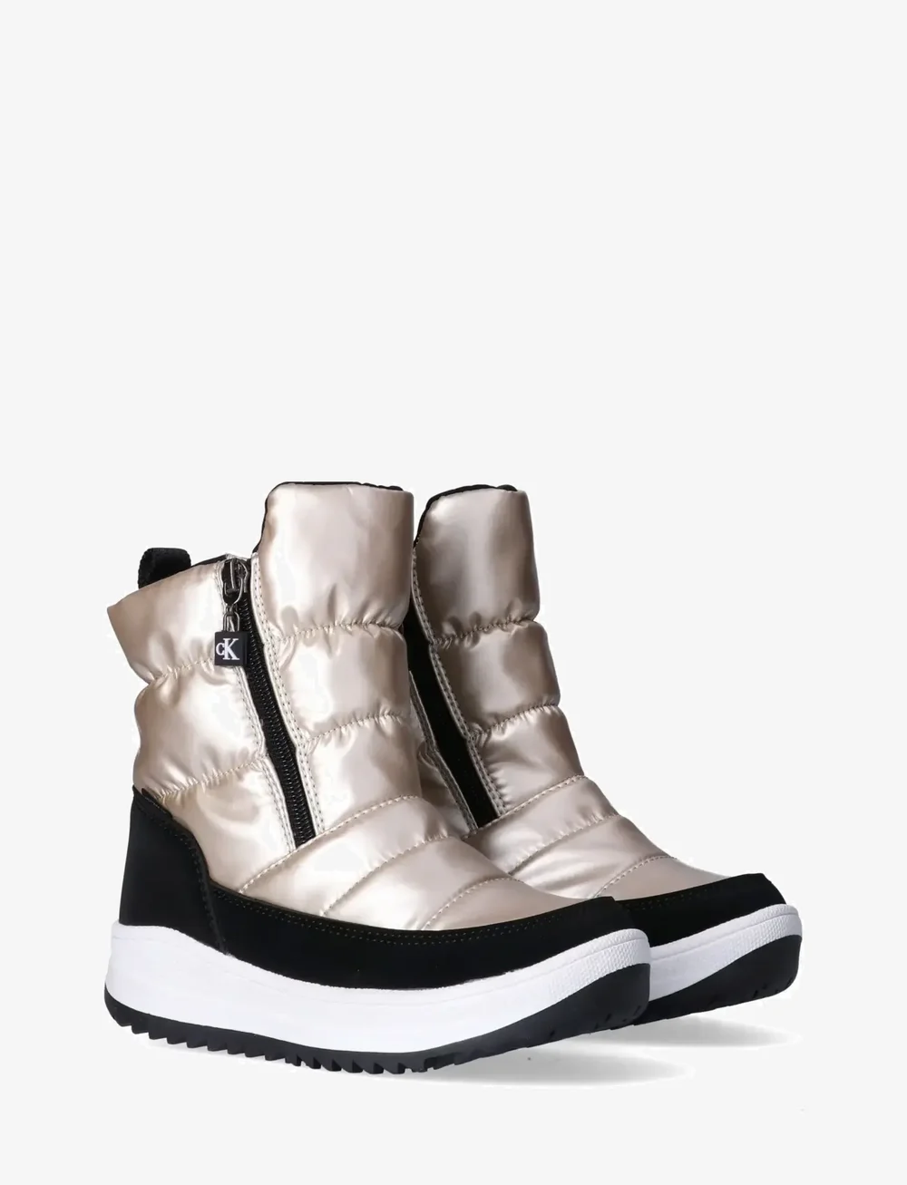 Calvin Klein - CALVIN KLEIN SNOW BOOT - vinterstøvler - ivory - 0
