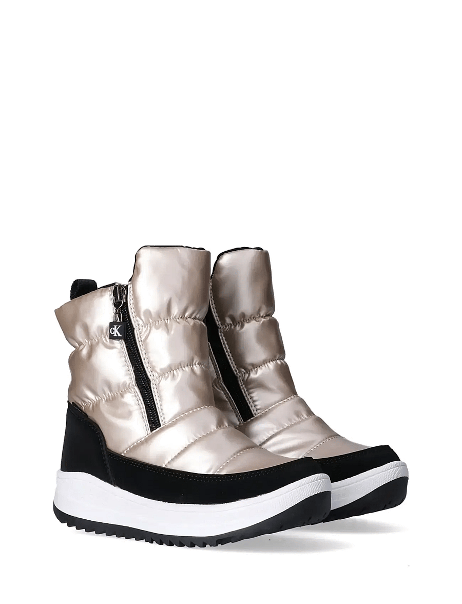 Calvin Klein - CALVIN KLEIN SNOW BOOT - winterstiefel - ivory - 0