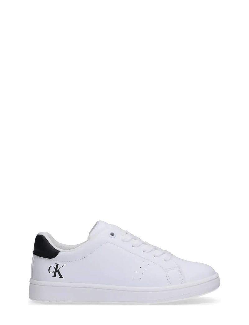 Calvin Klein - CALVIN KLEIN LOW CUT SNEAKER - låga sneakers - white/black - 0