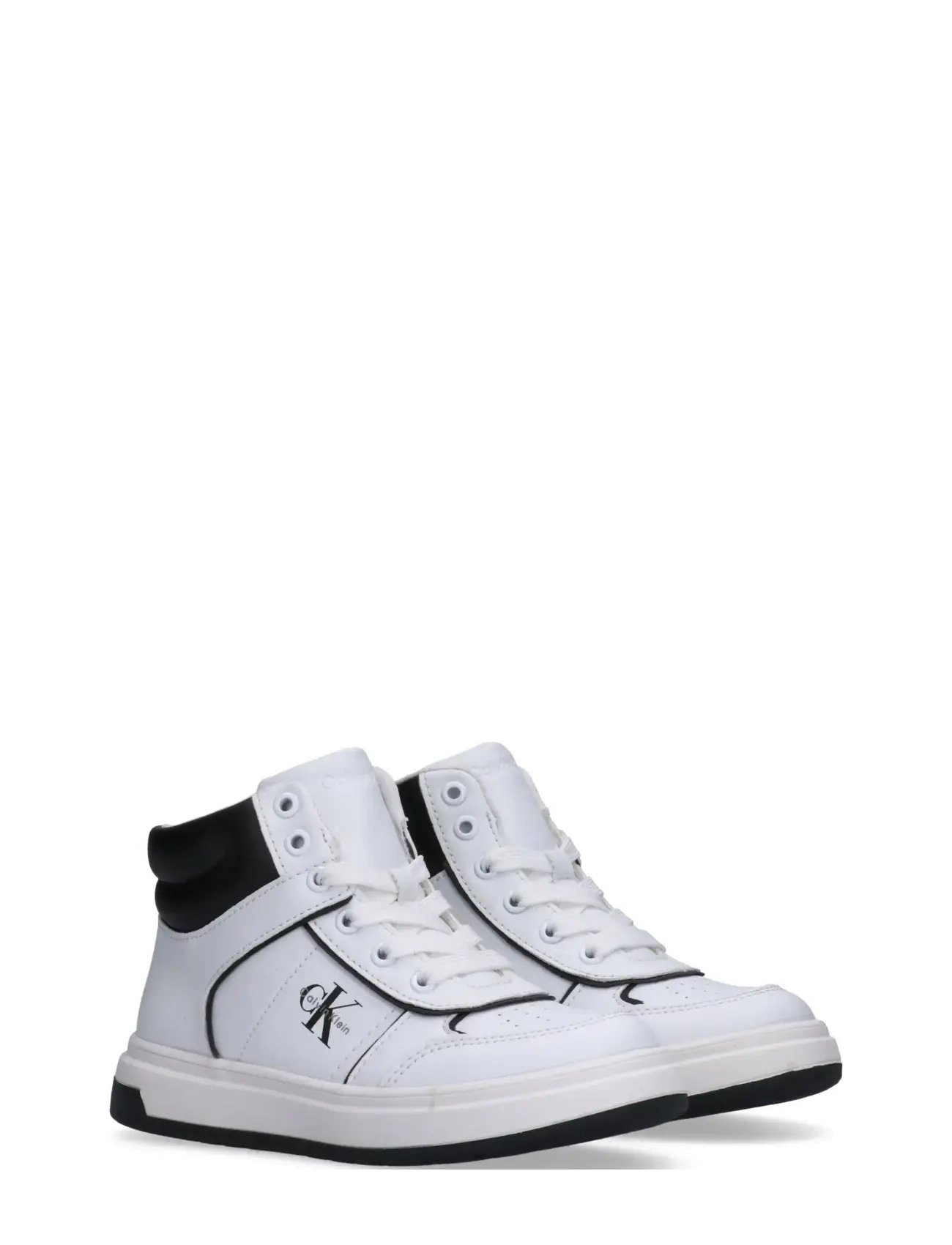 Calvin Klein Calvin Klein High Top Sneaker, 31/20.5 cm, White, Sneakers > Sneakers Med Høj Top, Børn