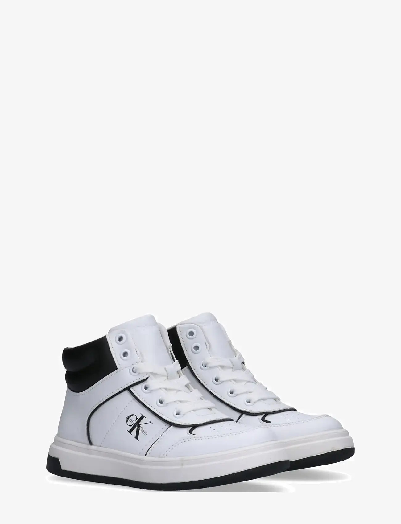 Calvin Klein - CALVIN KLEIN HIGH TOP SNEAKER - höga sneakers - white/black - 0