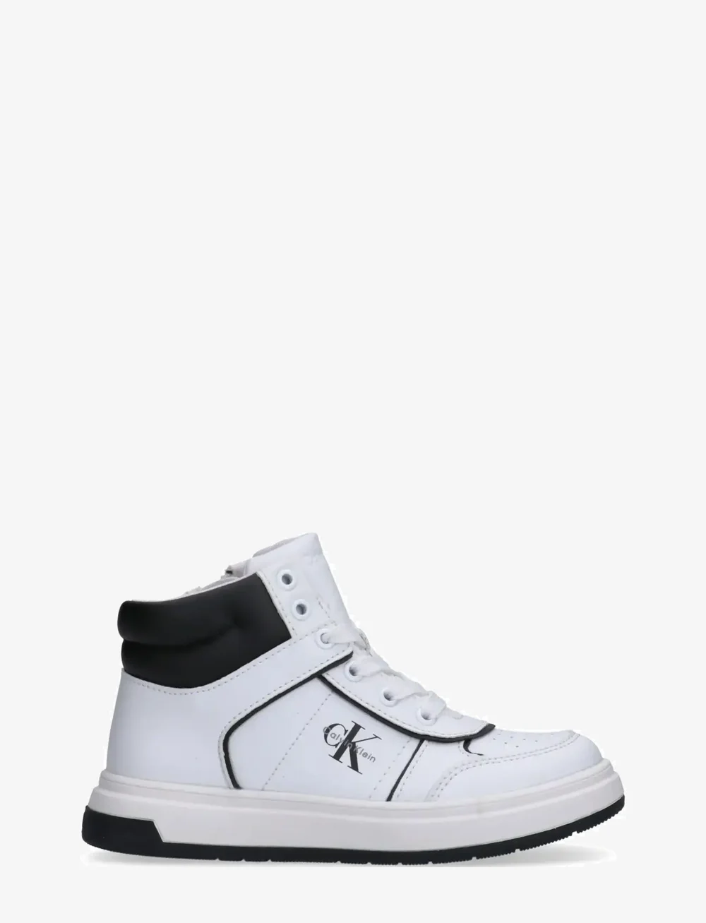 Calvin Klein - CALVIN KLEIN HIGH TOP SNEAKER - madala säärega tossud - white/black - 1