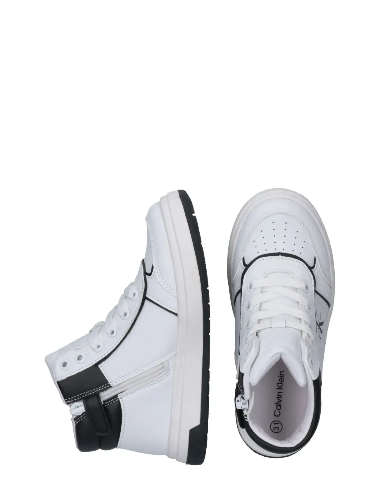Calvin Klein - CALVIN KLEIN HIGH TOP SNEAKER - hoher schnitt - white/black - 4