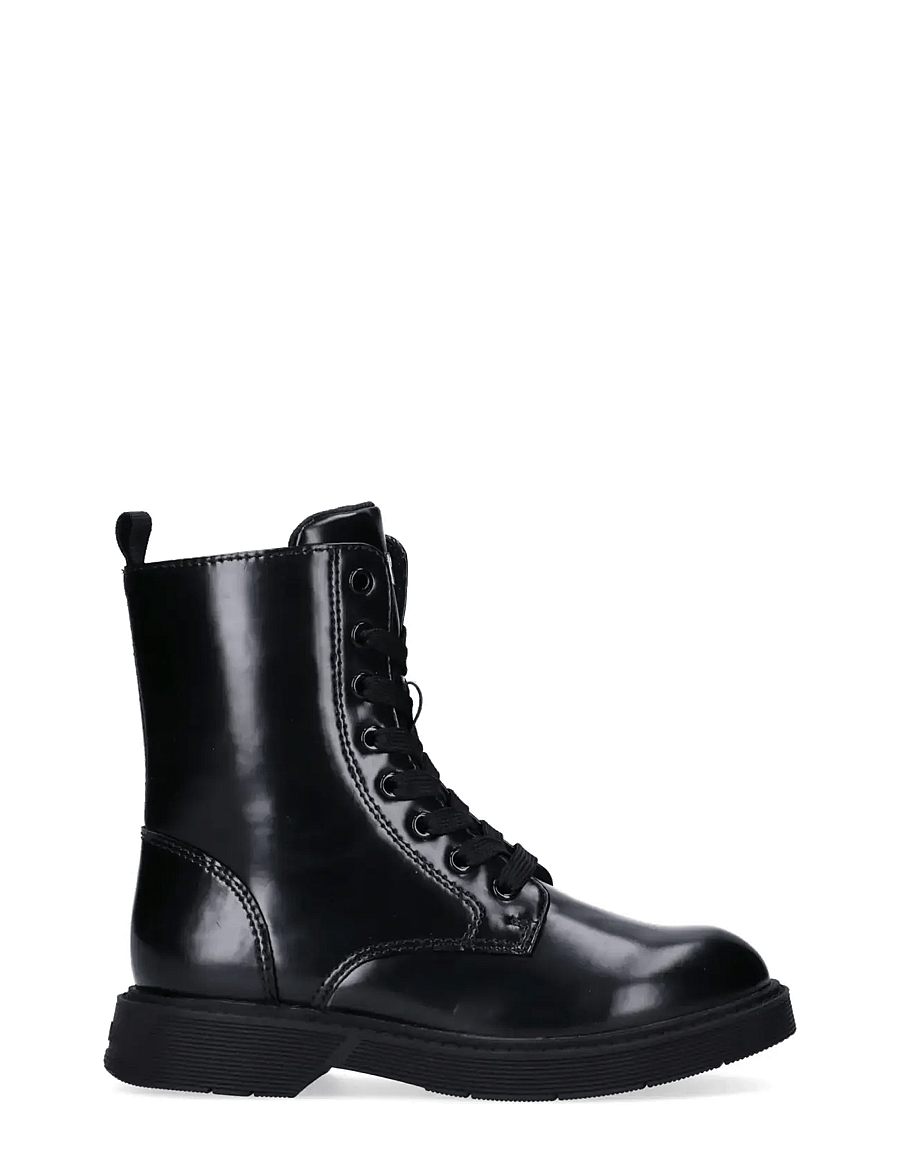 Calvin Klein - CALVIN KLEIN LACE UP BOOTIE - stiefel - black - 0
