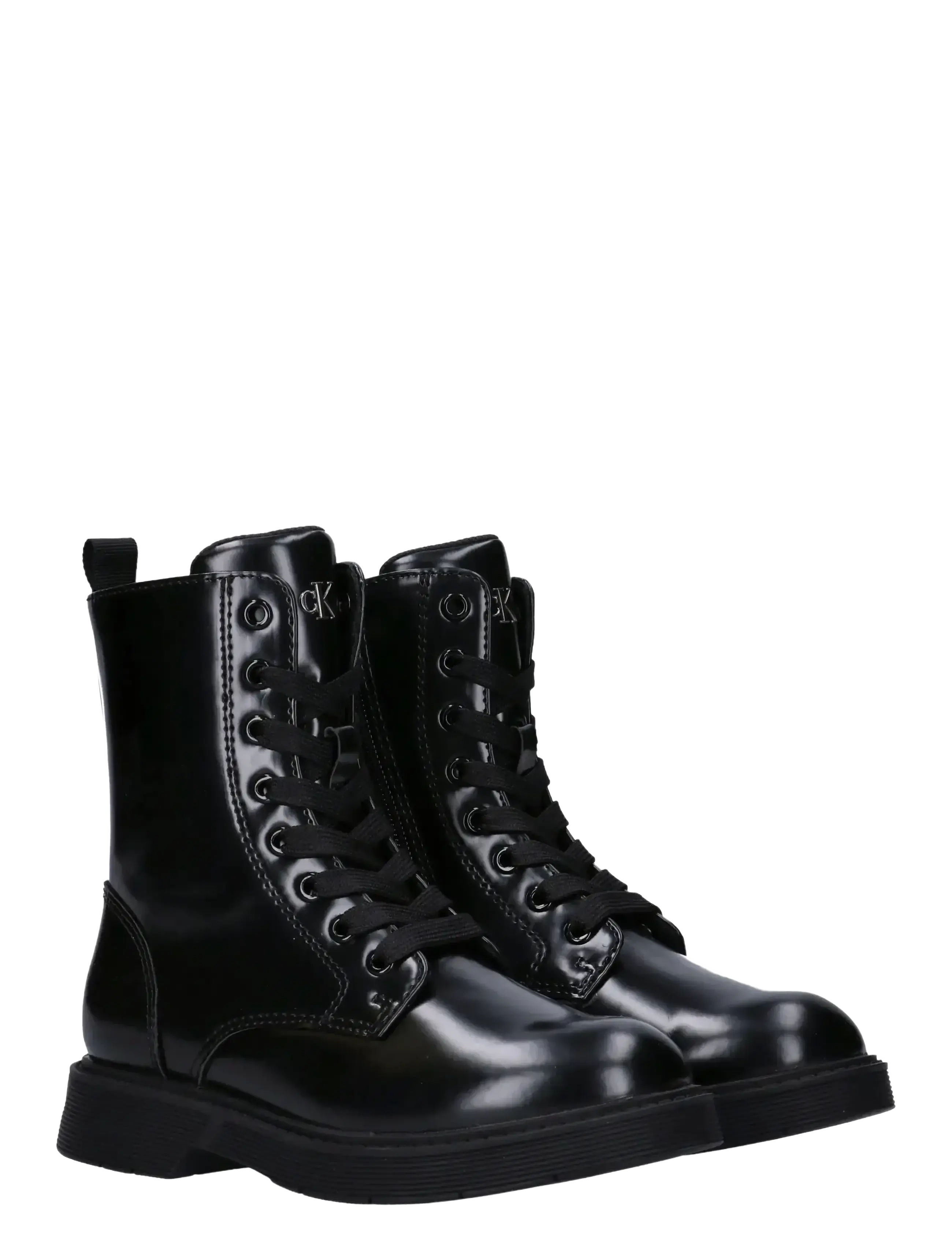 Calvin Klein - CALVIN KLEIN LACE UP BOOTIE - stiefel - black - 1