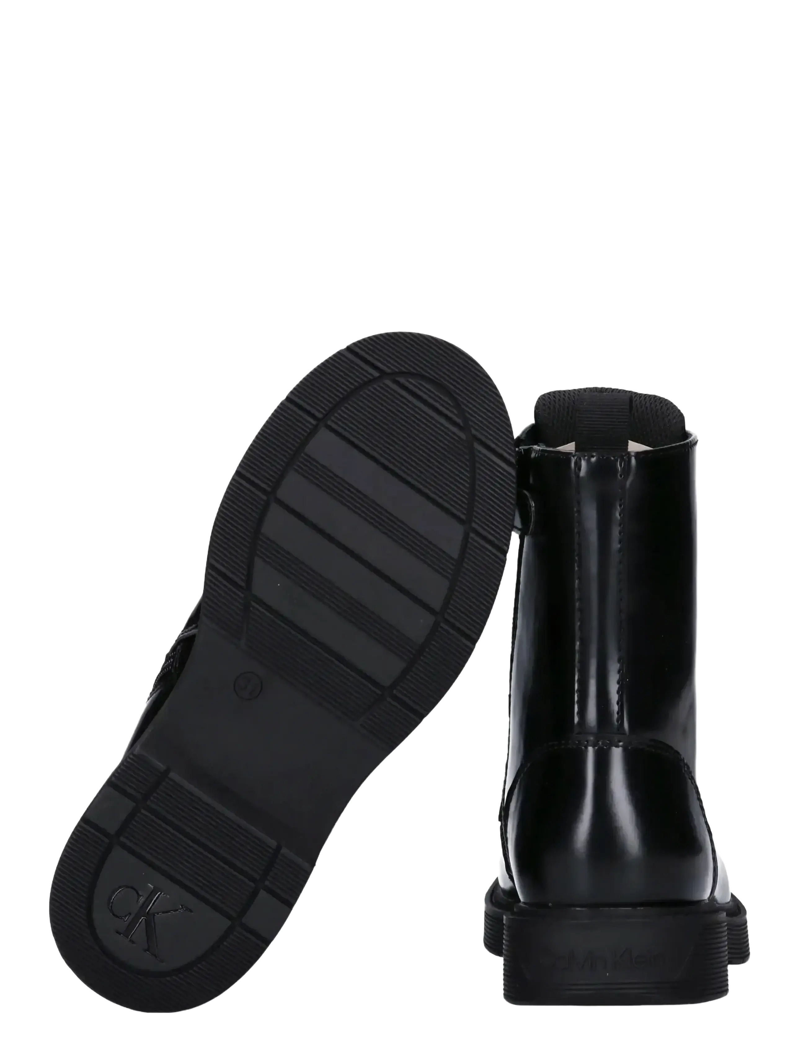 Calvin Klein - CALVIN KLEIN LACE UP BOOTIE - stiefel - black - 3