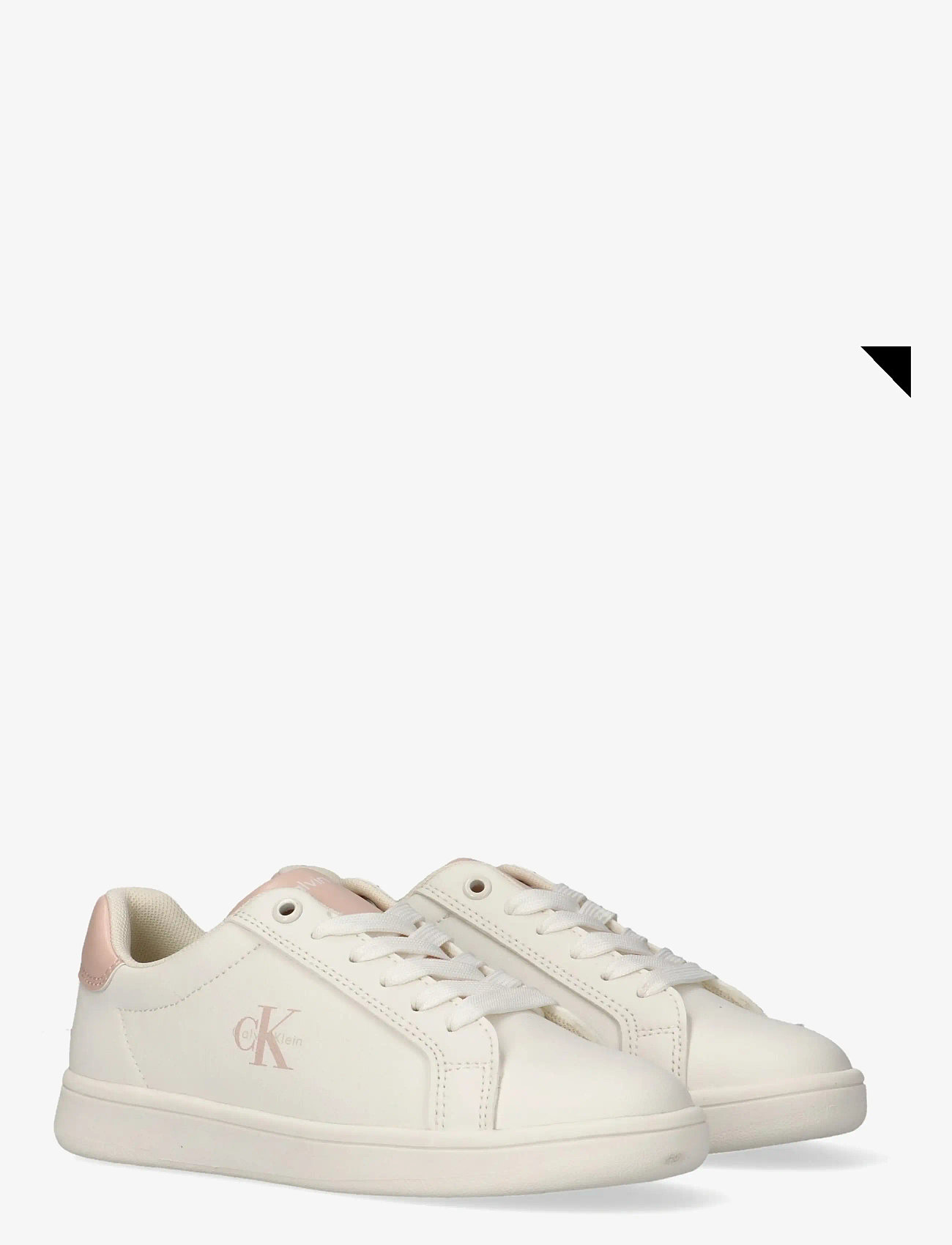 Calvin Klein - CALVIN KLEIN LOW CUT LACE-UP SNEAKER - niedriger schnitt - off white/nude - 0
