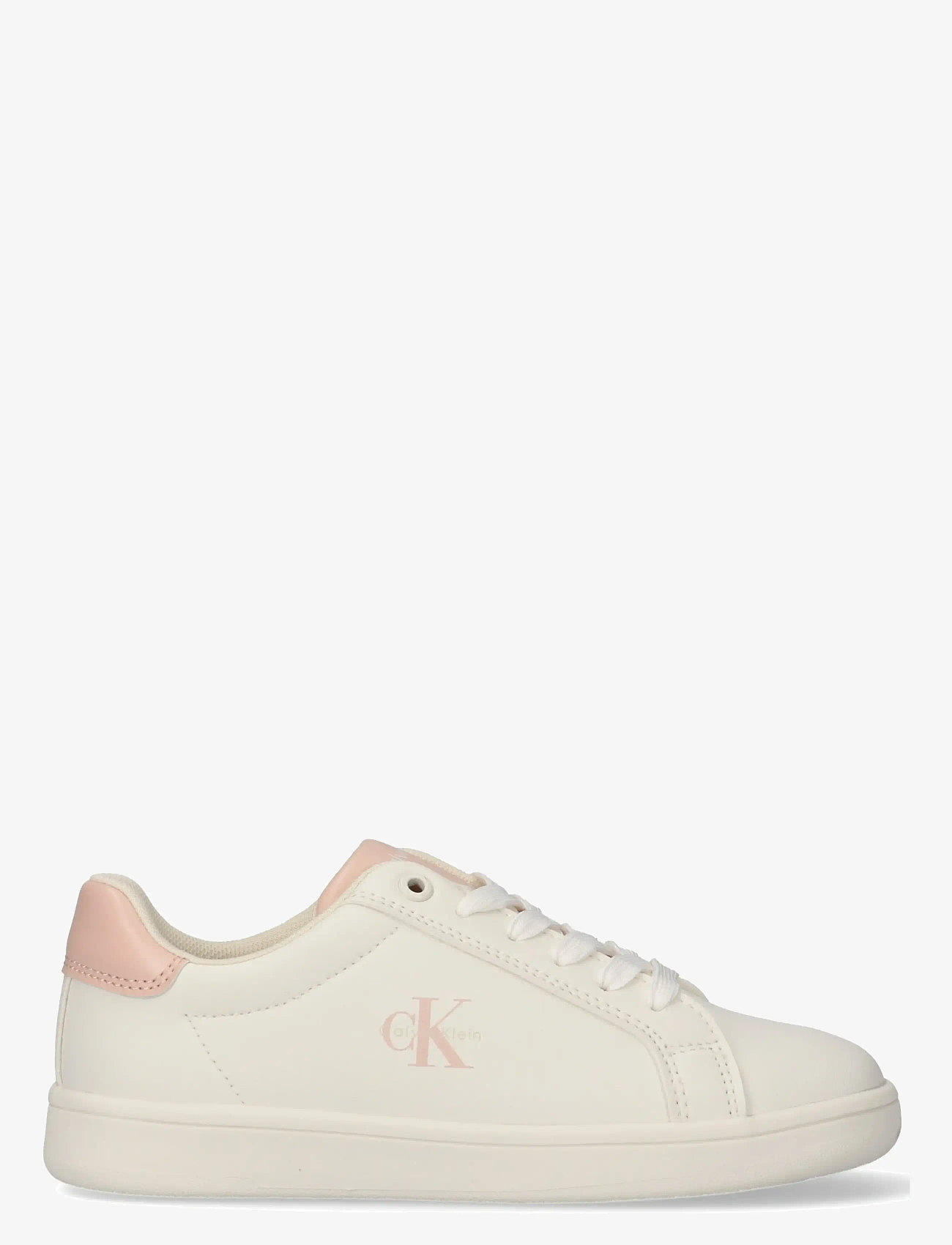 Calvin Klein - CALVIN KLEIN LOW CUT LACE-UP SNEAKER - niedriger schnitt - off white/nude - 1