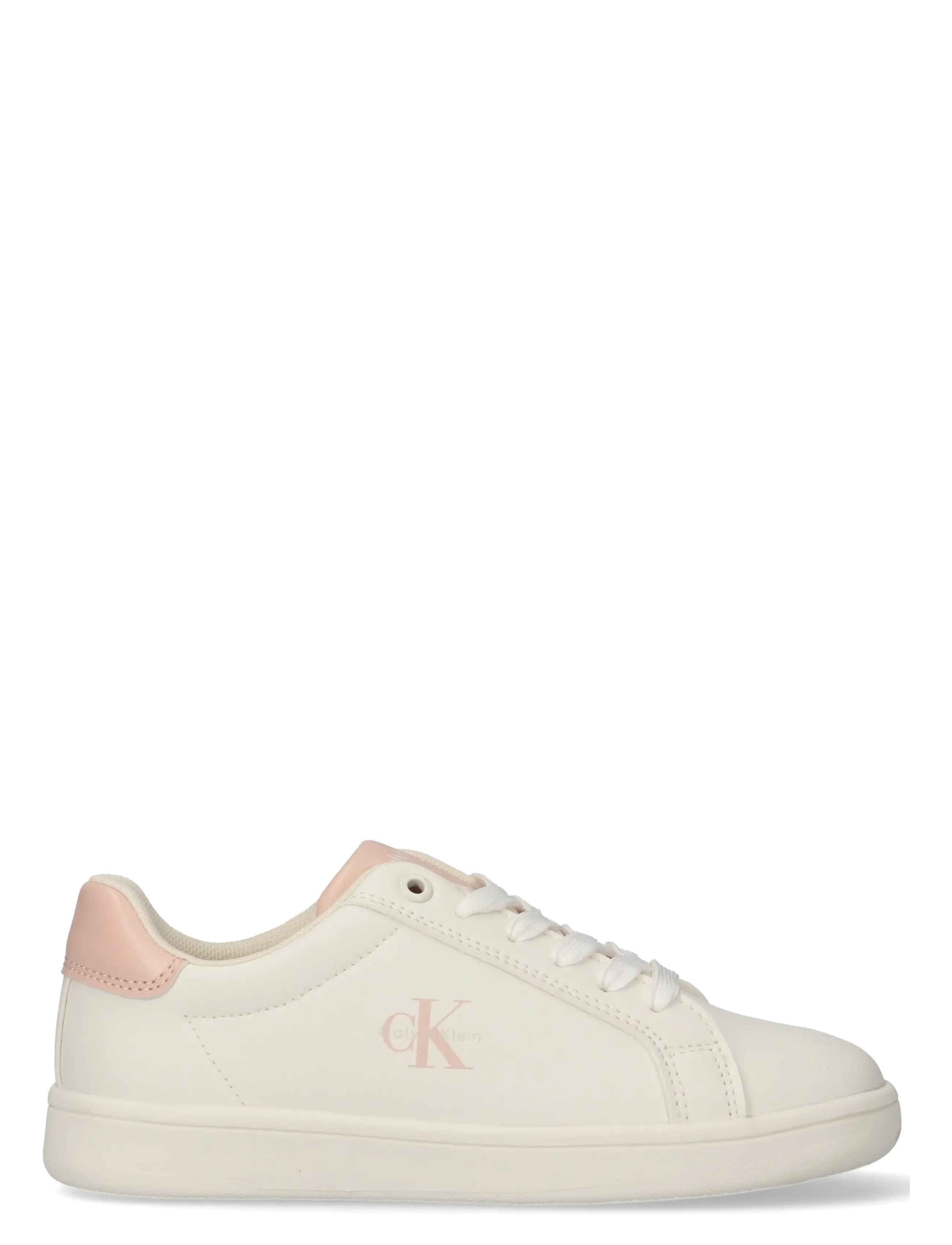 Calvin Klein - CALVIN KLEIN LOW CUT LACE-UP SNEAKER - baskets basses - off white/nude - 1