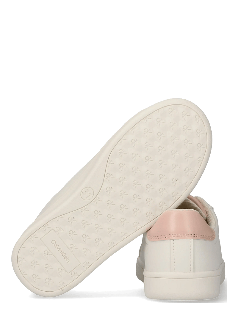 Calvin Klein - CALVIN KLEIN LOW CUT LACE-UP SNEAKER - niedriger schnitt - off white/nude - 3