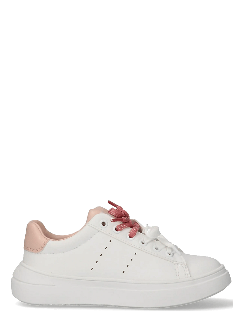 Calvin Klein - CALVIN KLEIN LOW CUT LACE-UP SNEAKER - låga sneakers - white/nude - 1