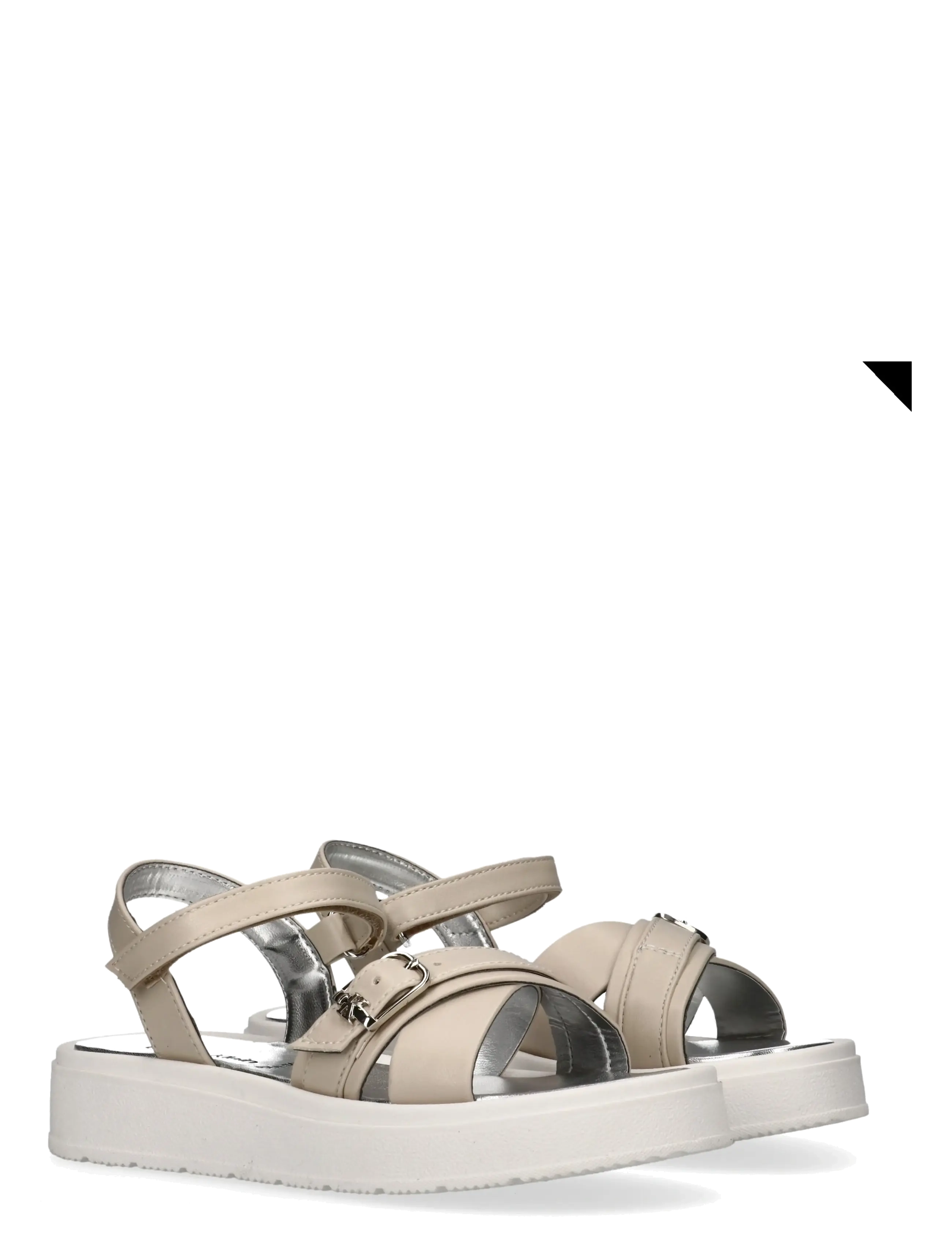 Calvin Klein CALVIN KLEIN VELCRO SANDAL - Jalanõud - BEIGE / beige