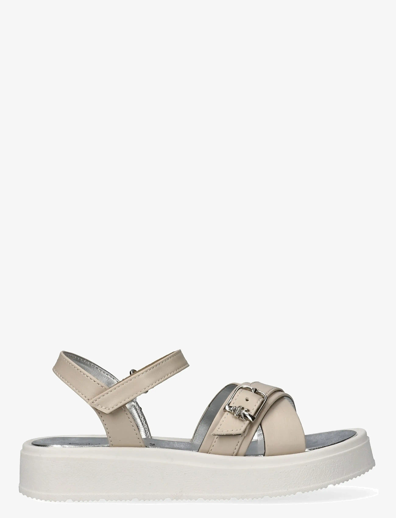 Calvin Klein - CALVIN KLEIN VELCRO SANDAL - sandaler - beige - 1