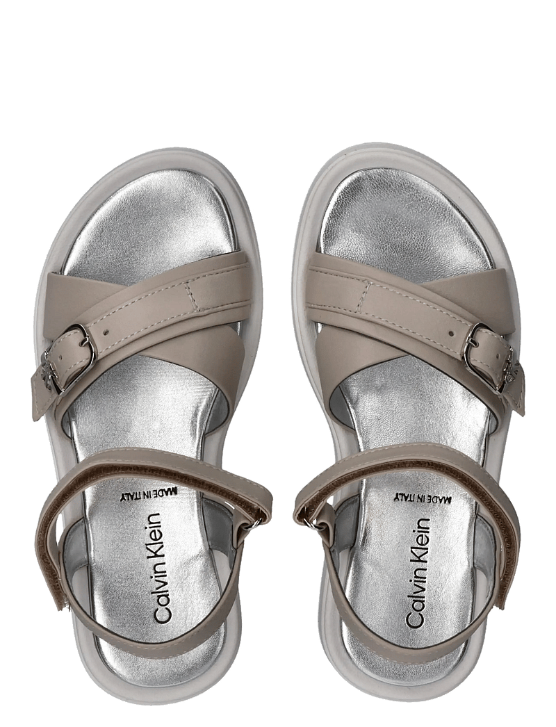 Calvin Klein - CALVIN KLEIN VELCRO SANDAL - sandaler - beige - 2