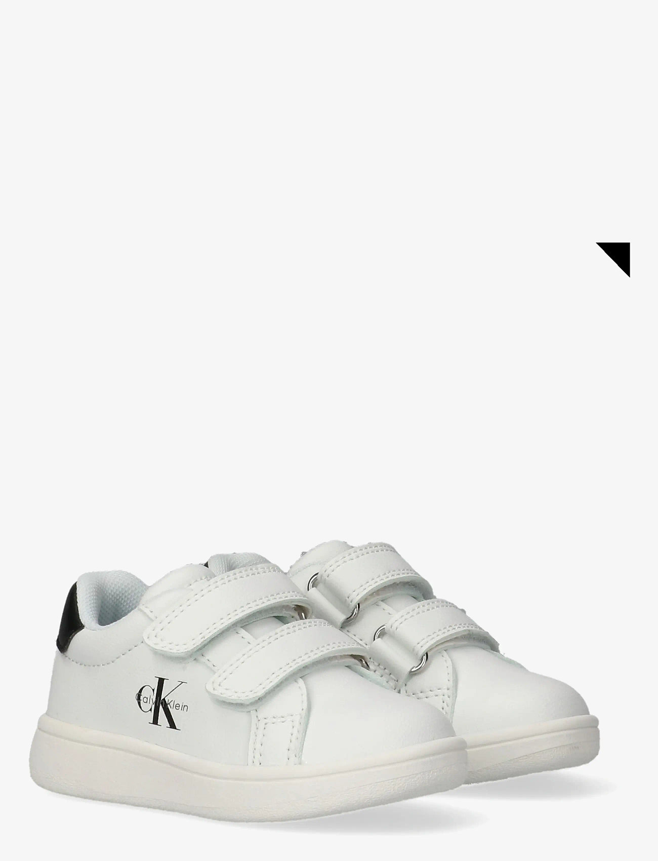 Calvin Klein - CALVIN KLEIN LOW CUT VELCRO SNEAKER - niedriger schnitt - white/black - 0