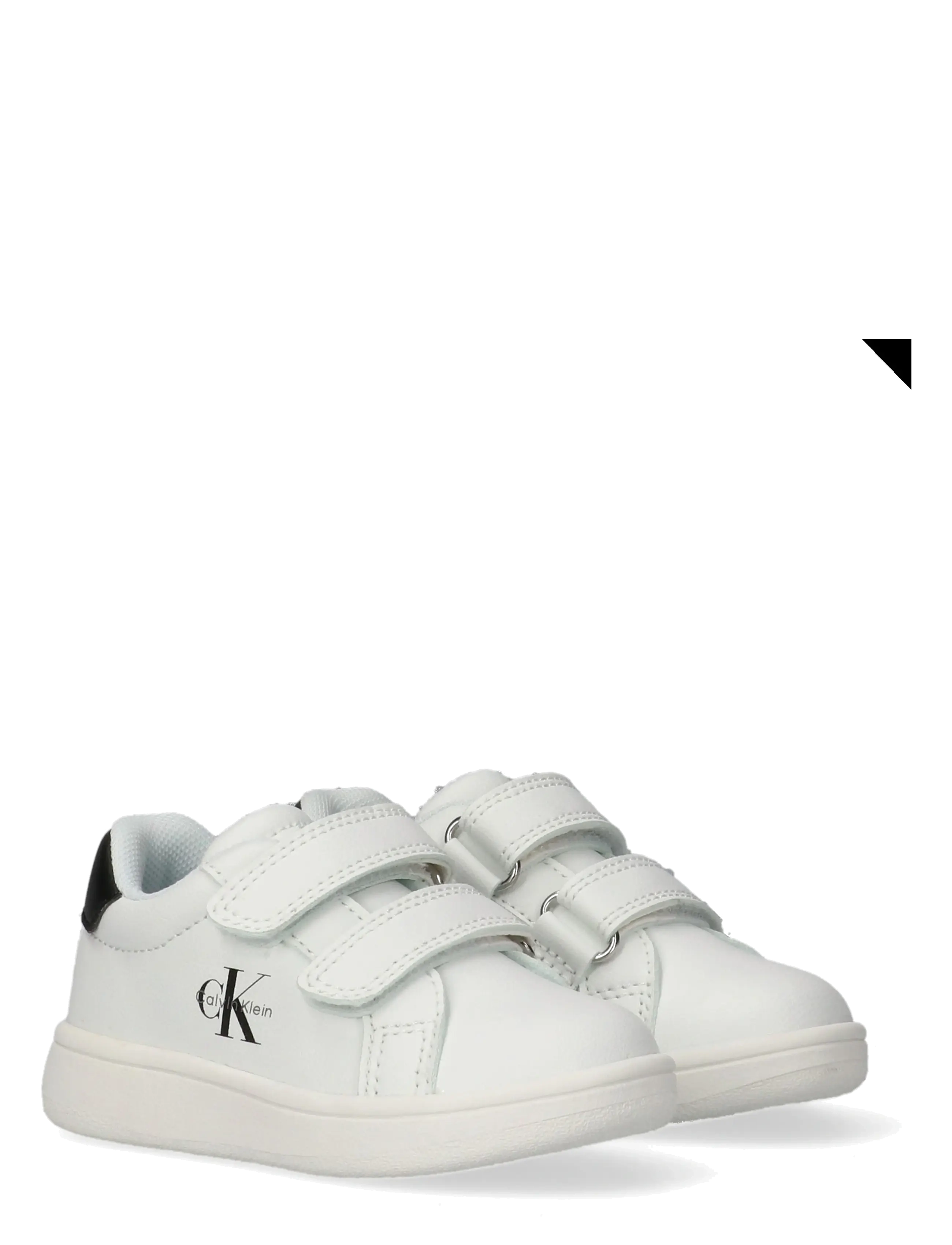 Calvin Klein CALVIN KLEIN LOW CUT VELCRO SNEAKER - Sneakers - WHITE/BLACK / white