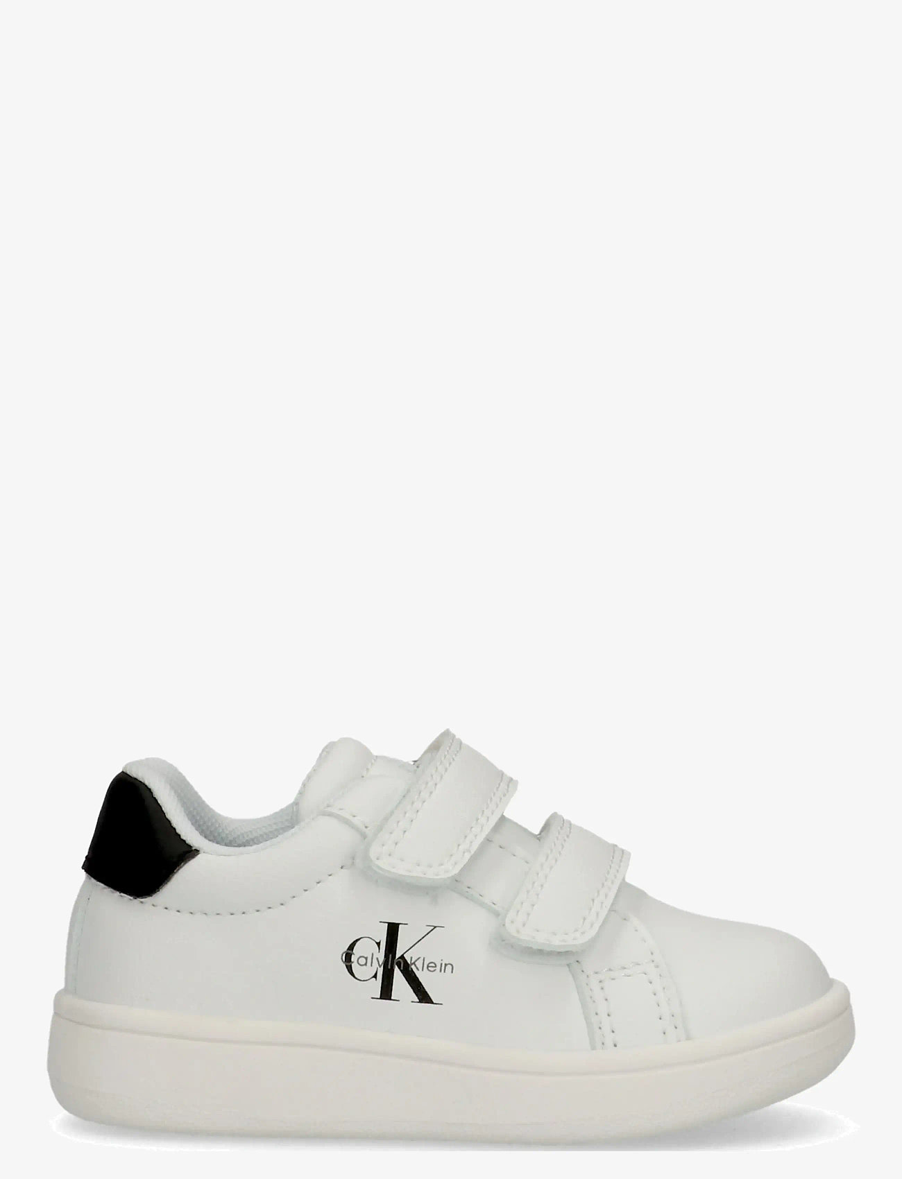 Calvin Klein - CALVIN KLEIN LOW CUT VELCRO SNEAKER - niedriger schnitt - white/black - 1