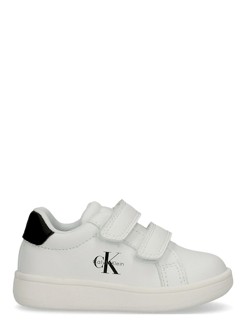 Calvin Klein - CALVIN KLEIN LOW CUT VELCRO SNEAKER - niedriger schnitt - white/black - 1