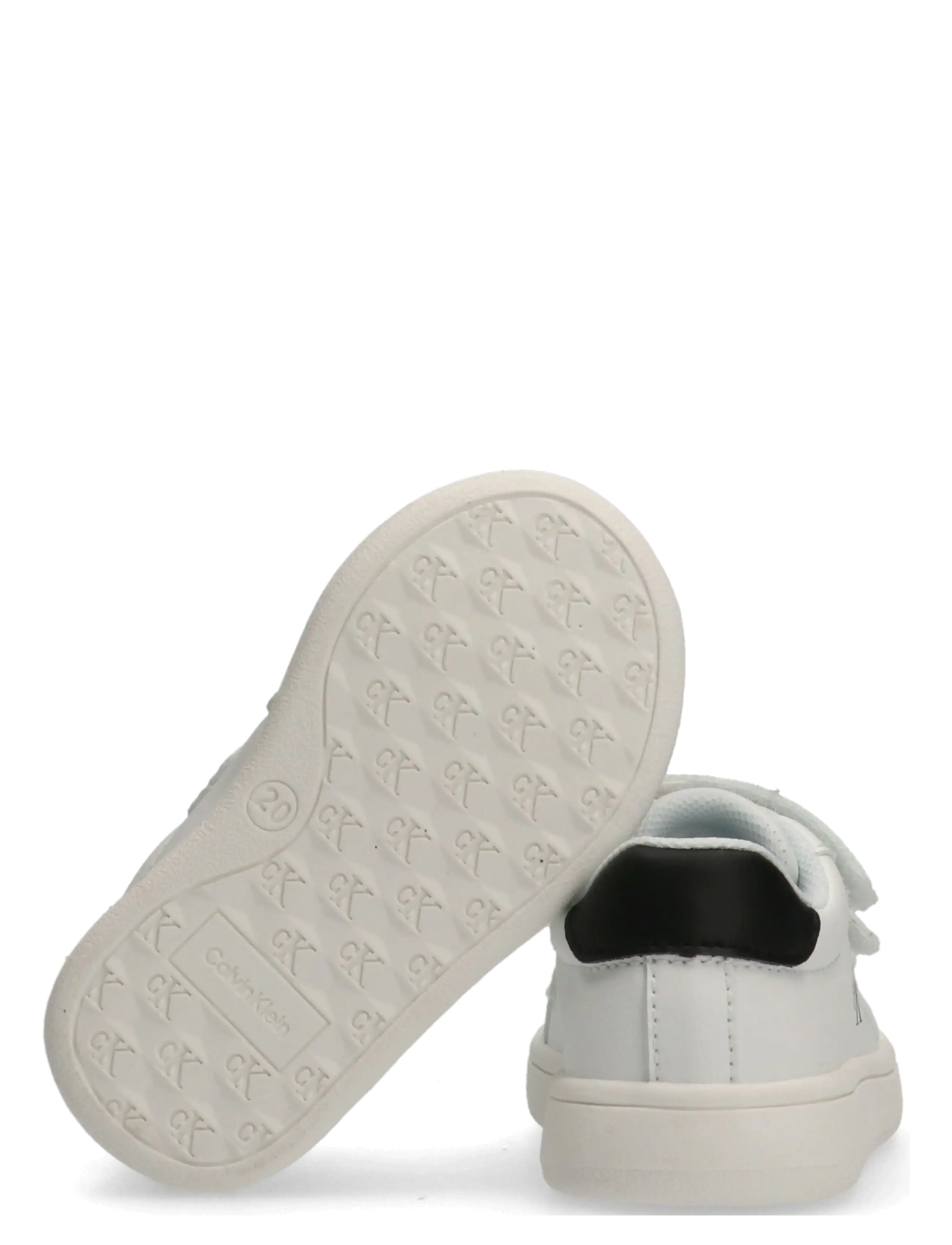 Calvin Klein - CALVIN KLEIN LOW CUT VELCRO SNEAKER - niedriger schnitt - white/black - 3