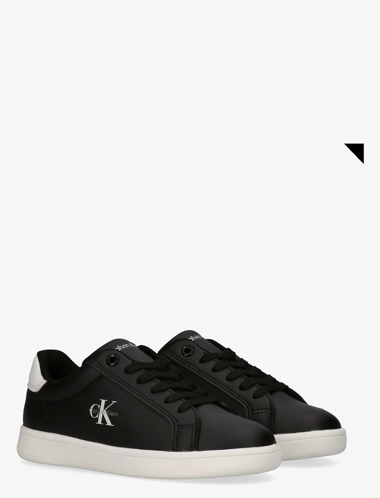 Calvin Klein - CALVIN KLEIN LOW CUT LACE-UP SNEAKER - niedriger schnitt - black/white - 0