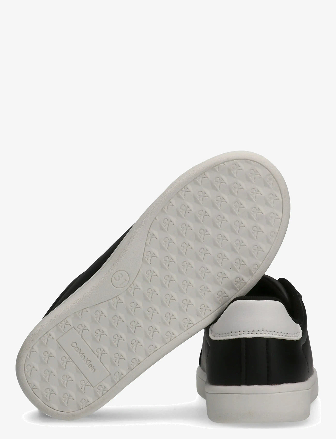 Calvin Klein - CALVIN KLEIN LOW CUT LACE-UP SNEAKER - niedriger schnitt - black/white - 3