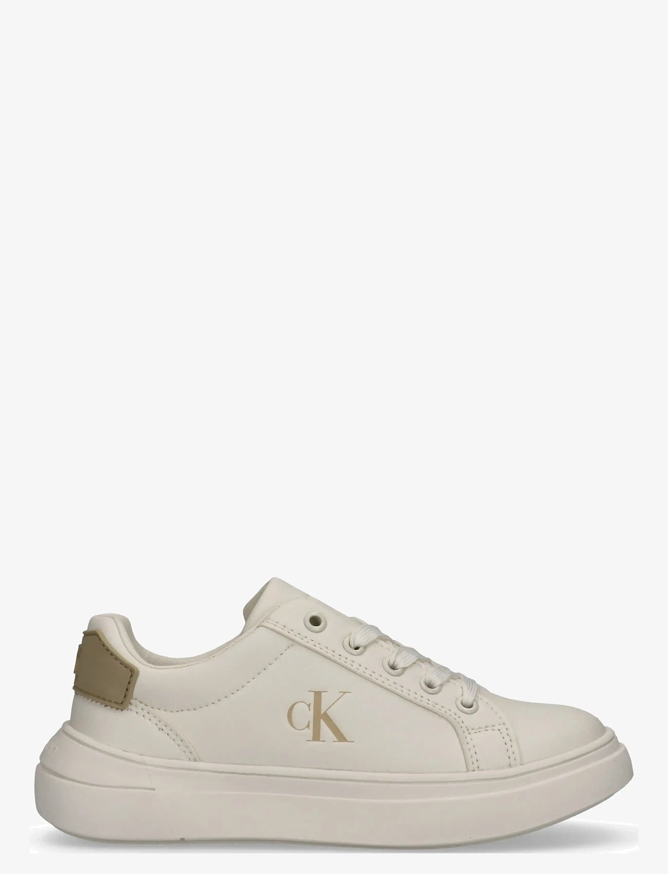 Calvin Klein - CALVIN KLEIN LOW CUT LACE-UP SNEAKER - low top sneakers - off white/beige - 1