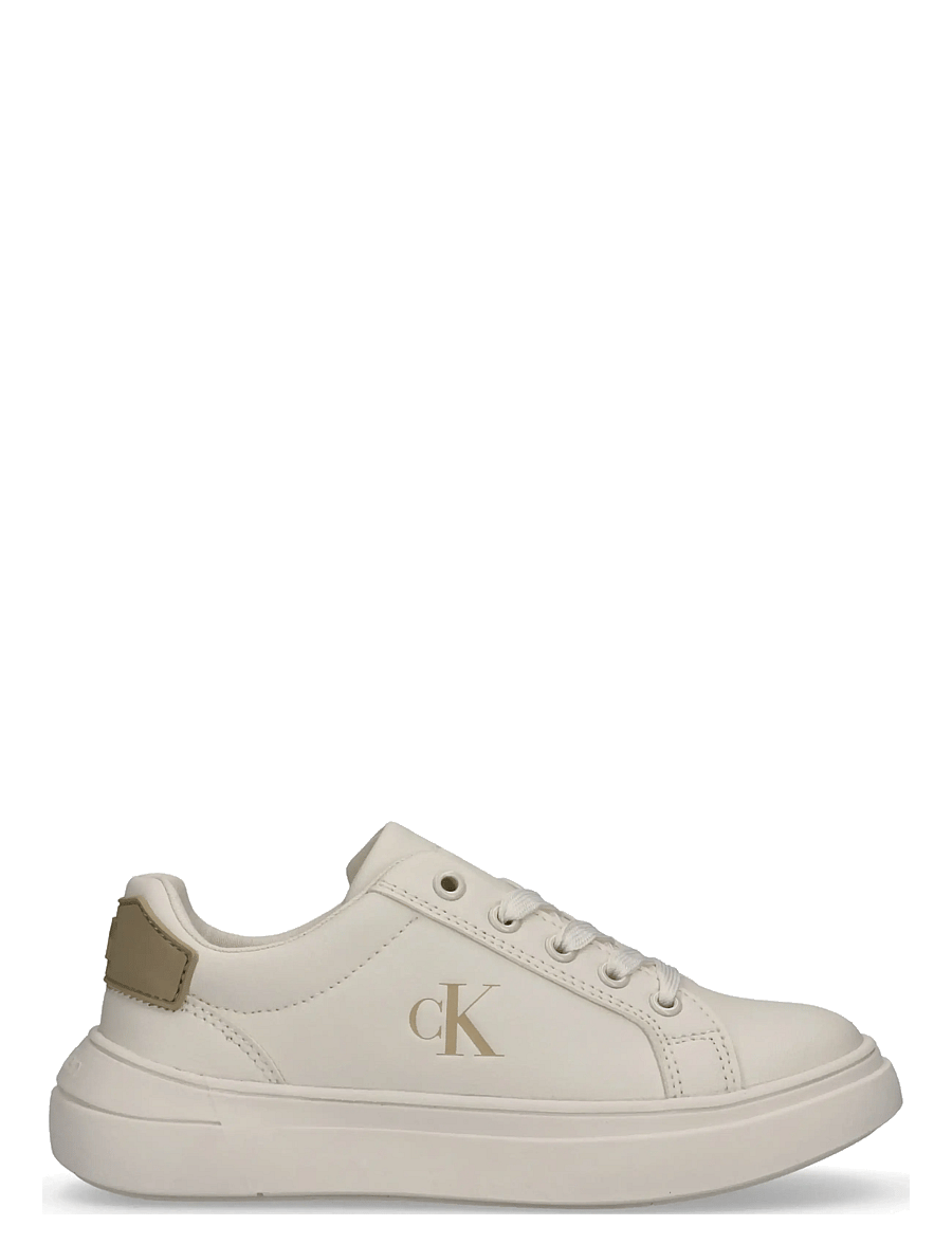 Calvin Klein - CALVIN KLEIN LOW CUT LACE-UP SNEAKER - konfirmation - off white/beige - 1