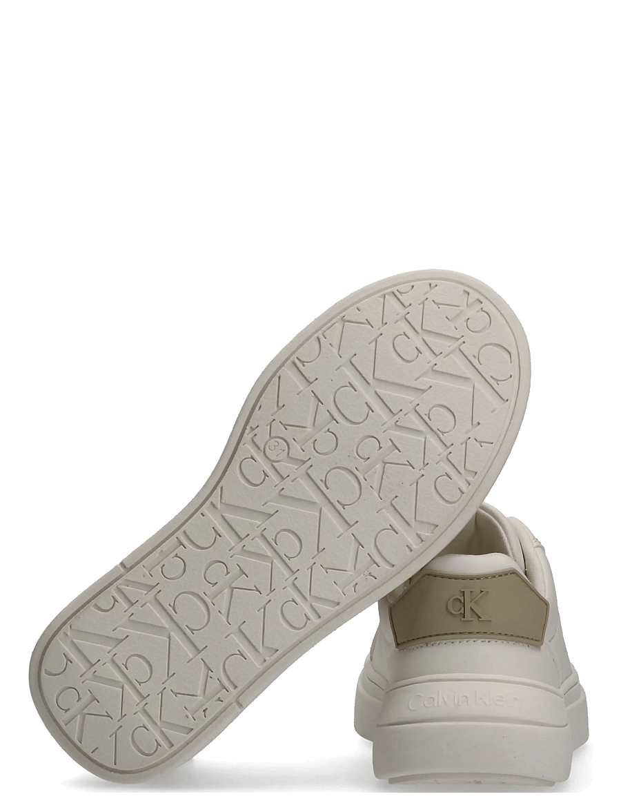 Calvin Klein - CALVIN KLEIN LOW CUT LACE-UP SNEAKER - konfirmation - off white/beige - 3