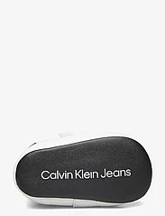 Calvin Klein - LOW CUT VELCRO SHOE - lära-gå-skor - white/black - 4