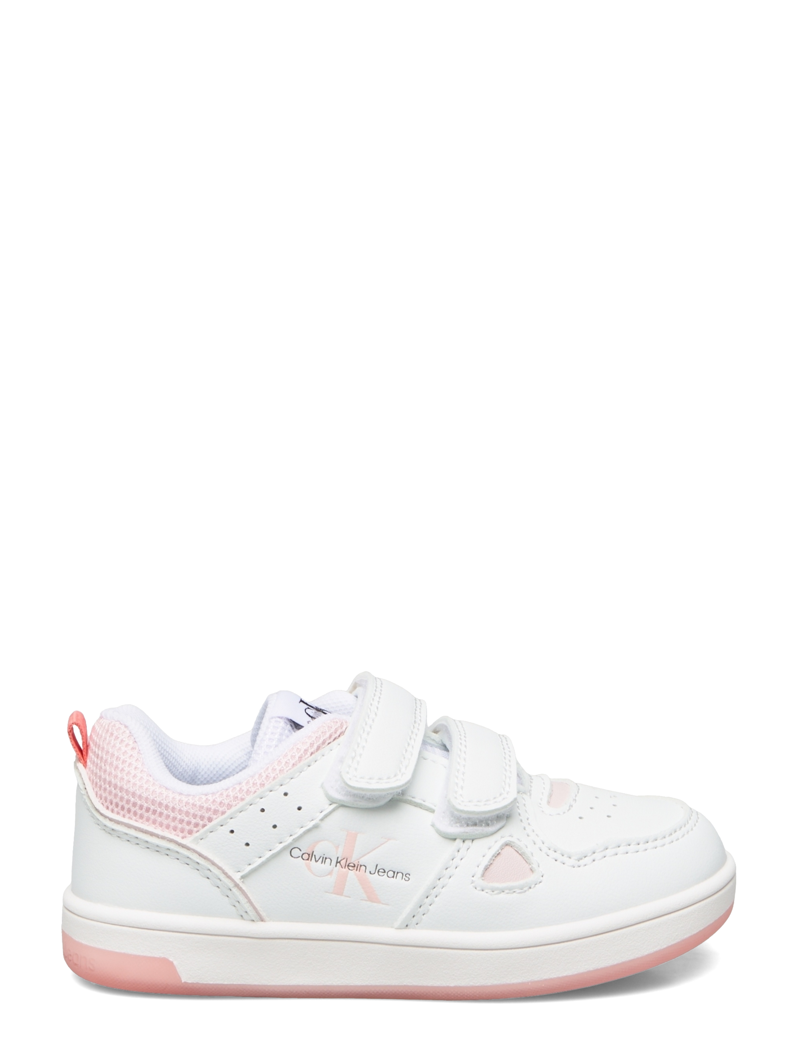 Calvin Klein - LOW CUT VELCRO SNEAKER - white/pink - 1