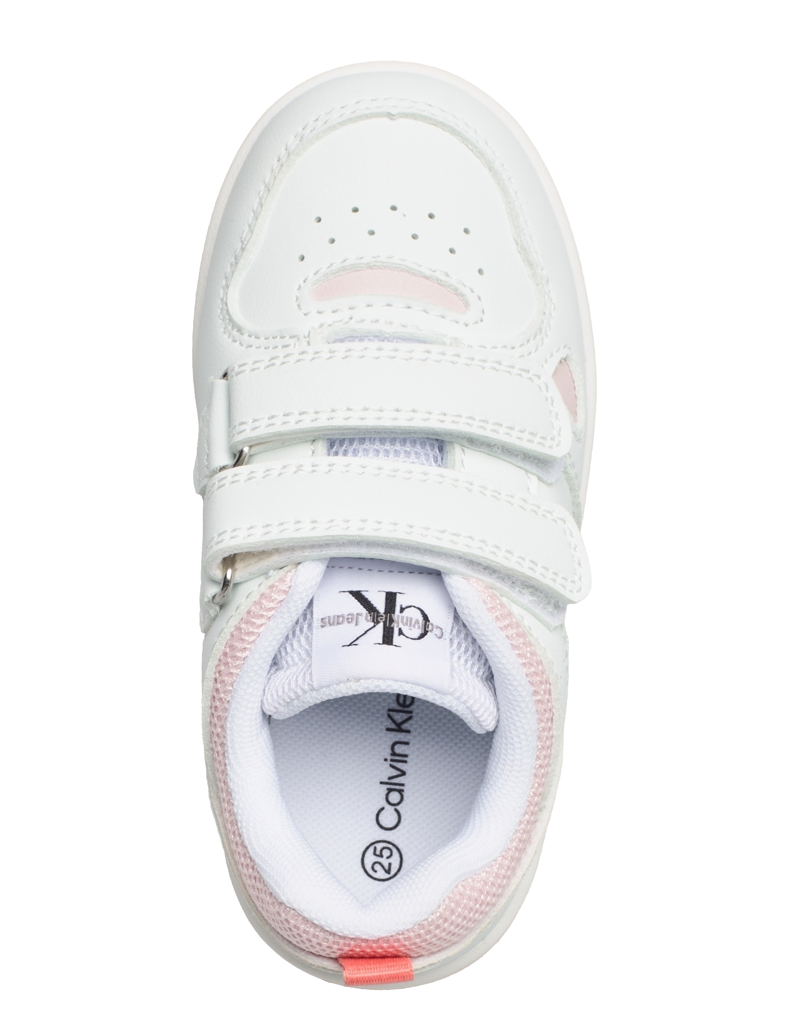 Calvin Klein - LOW CUT VELCRO SNEAKER - white/pink - 3