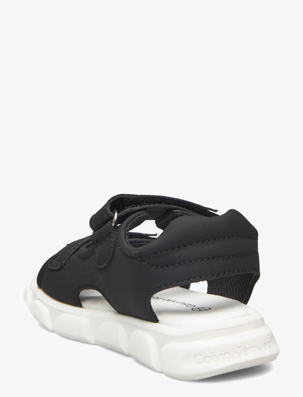 Calvin klein black and white outlet sandals