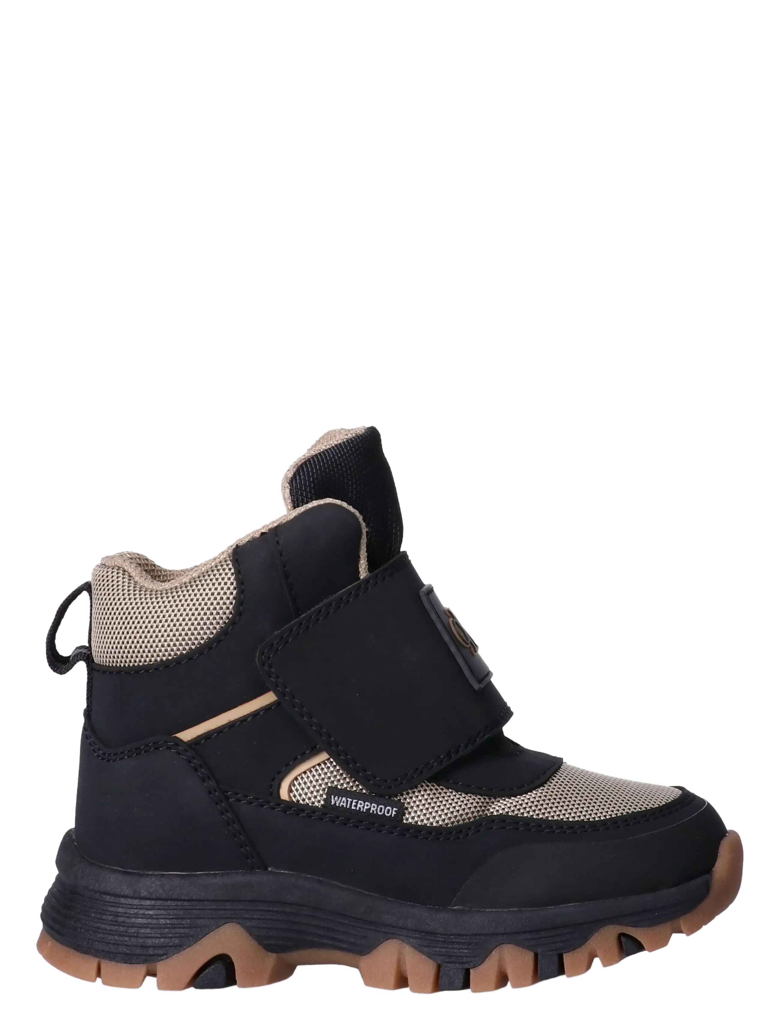 Calvin Klein - FUNCTIONAL BOOTIE BLACK/BEIGE - vinterstövlar - black/beige - 1