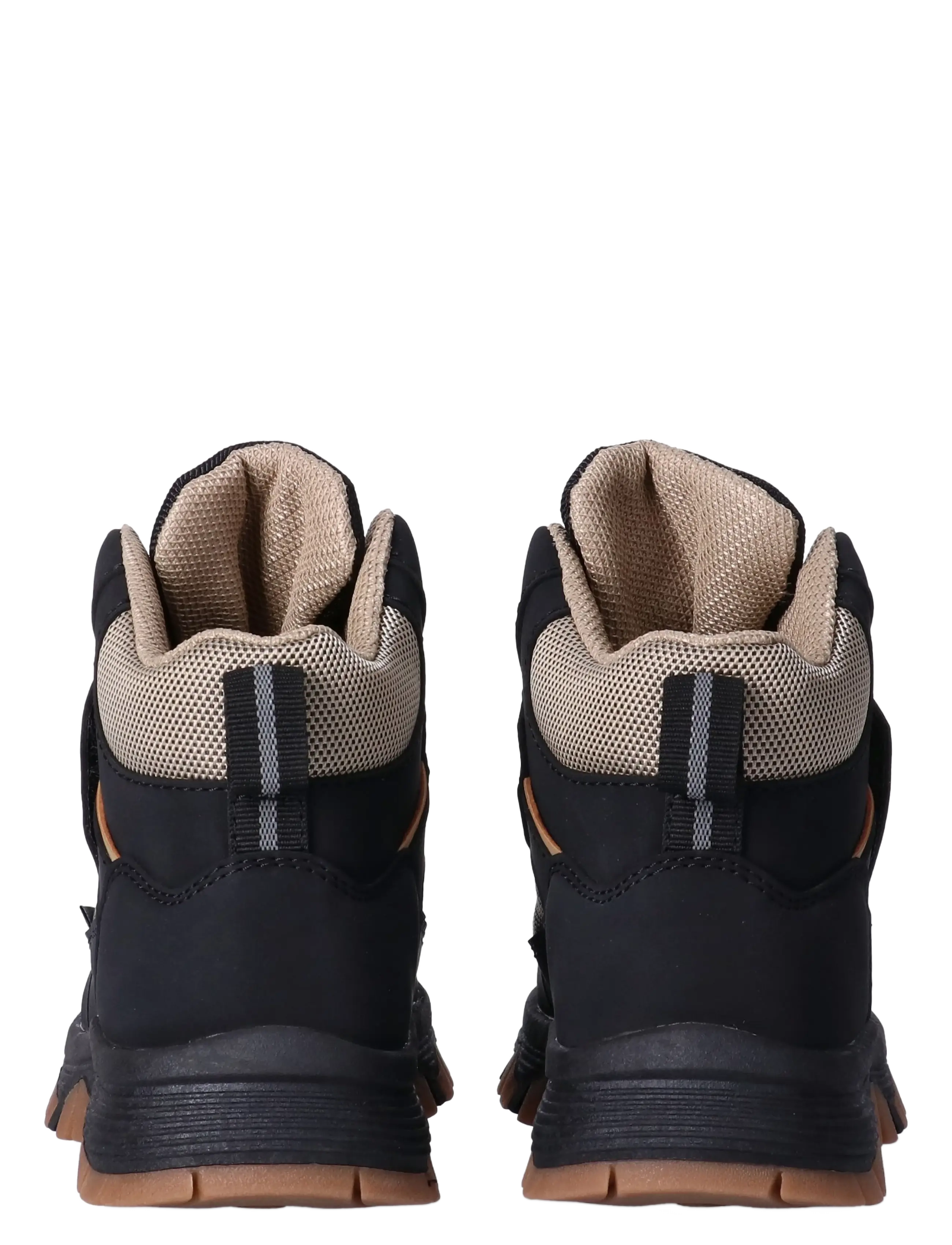 Calvin Klein - FUNCTIONAL BOOTIE BLACK/BEIGE - vinterstövlar - black/beige - 4