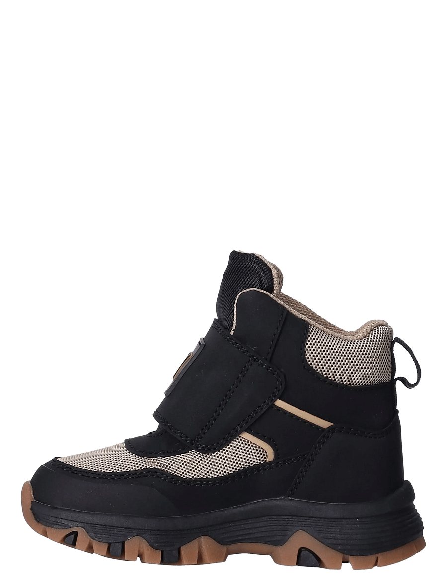 Calvin Klein - FUNCTIONAL BOOTIE BLACK/BEIGE - vinterstövlar - black/beige - 5