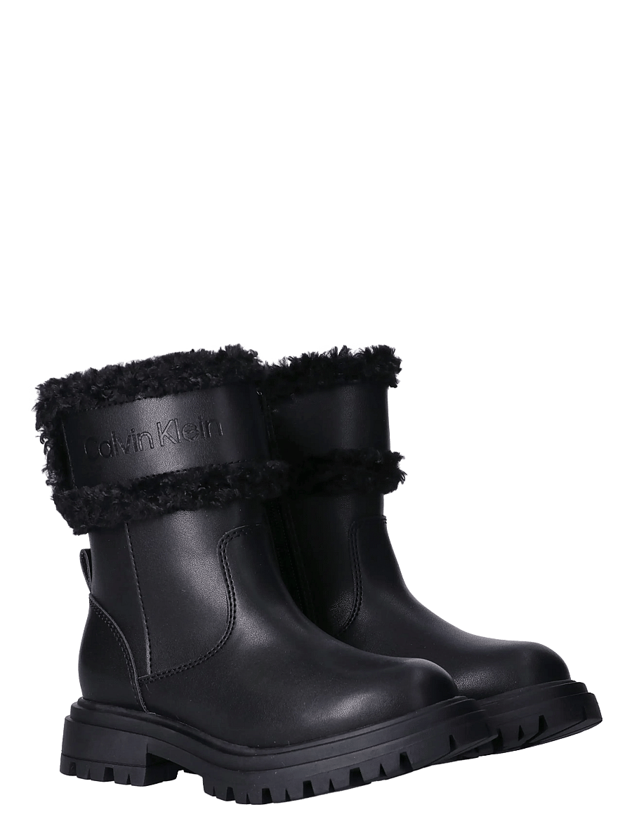 Calvin Klein - BOOTIE BLACK - vinterstøvler - black - 0